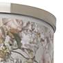 Rosy Blossoms Giclee Nickel 10 1/4" Wide Ceiling Light