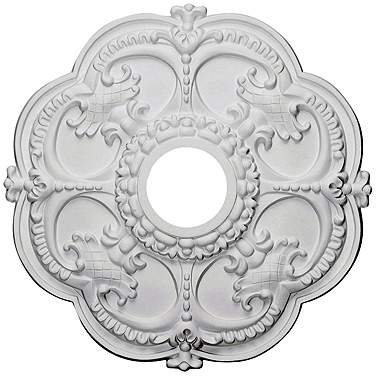 Rotherham 18" Wide Primed Round Ceiling Medallion