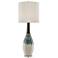 Rothko Green and Turquoise Ceramic Table Lamp