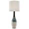 Rothko Green and Turquoise Ceramic Table Lamp