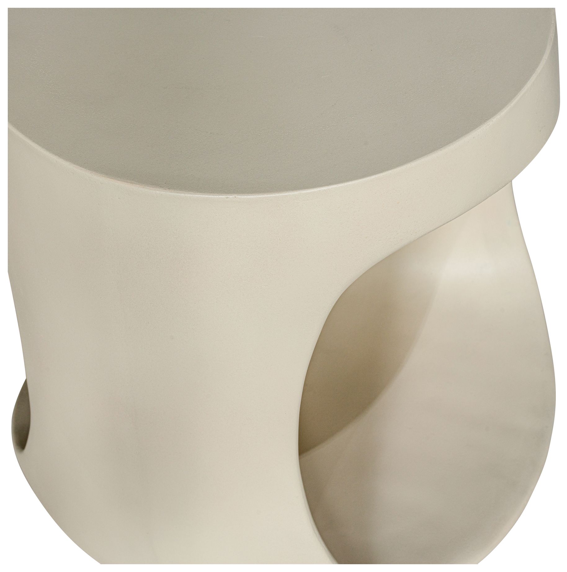 Image 4 Rothko Outdoor Stool Cream more views