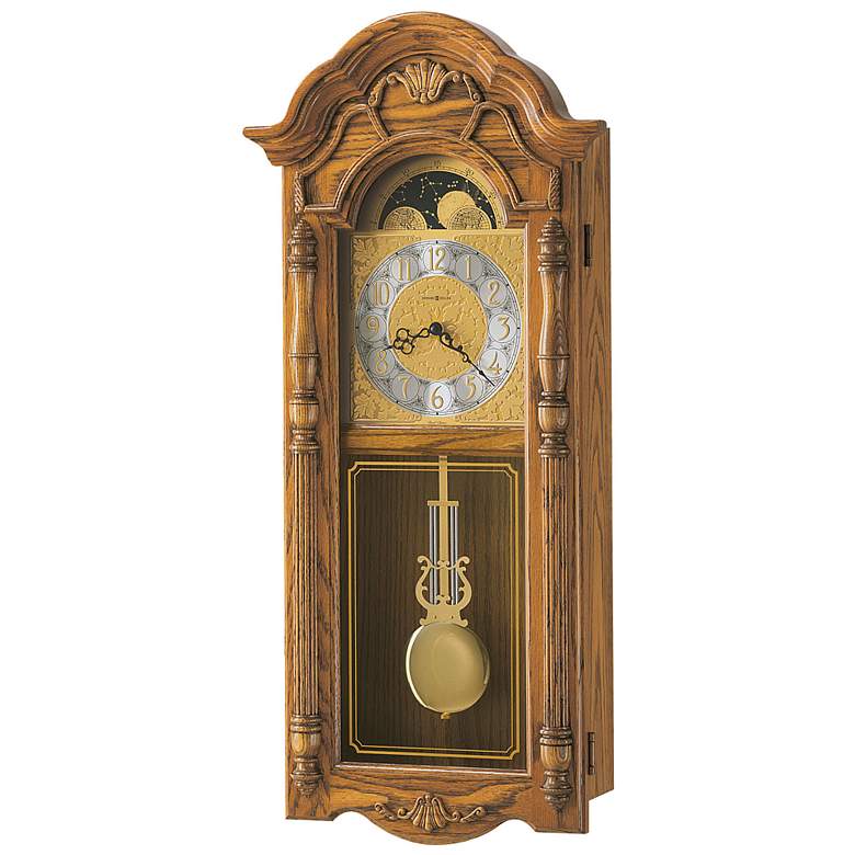 Image 1 Rothwell 30 1/2 inch High Traditional Chiming Wall Clock