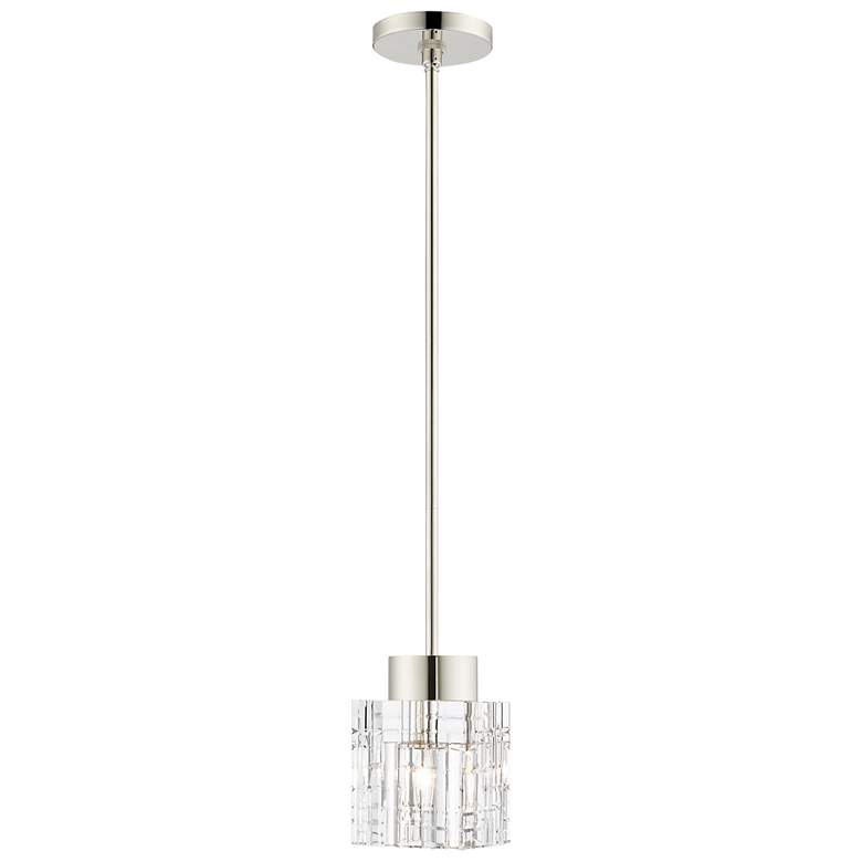 Image 1 Rotterdam 1 Light Polished Nickel Mini Pendant