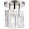 Rotterdam 7" Wide Polished Nickel Ceiling Light