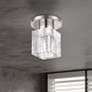 1_Rotterdam 7" Wide Polished Nickel Ceiling Light