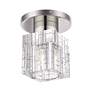 4_Rotterdam 7" Wide Polished Nickel Ceiling Light more views
