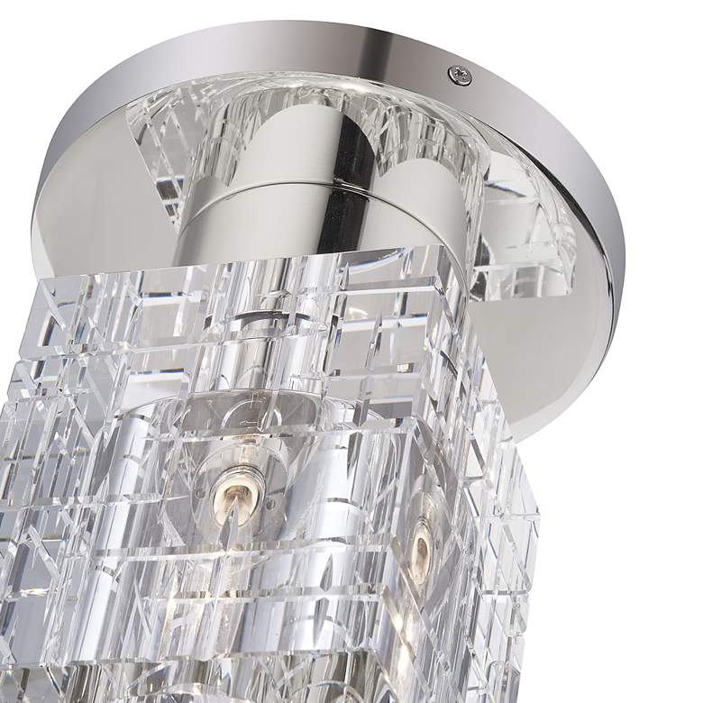 Image 7 Rotterdam 7" Wide Polished Nickel Ceiling Light more views