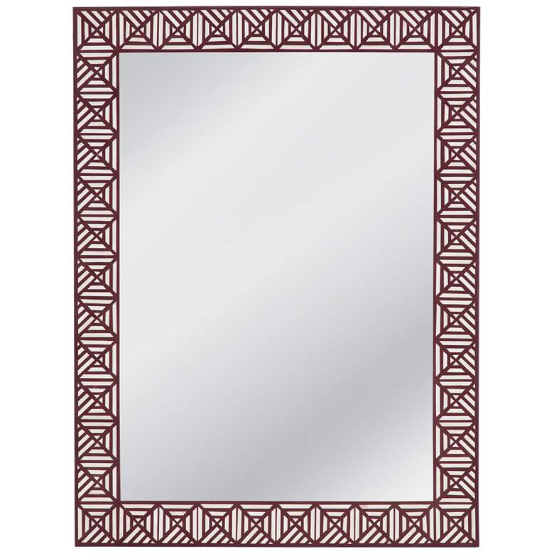 Image 1 Rouge 48" x 36" Red Wall Mirror