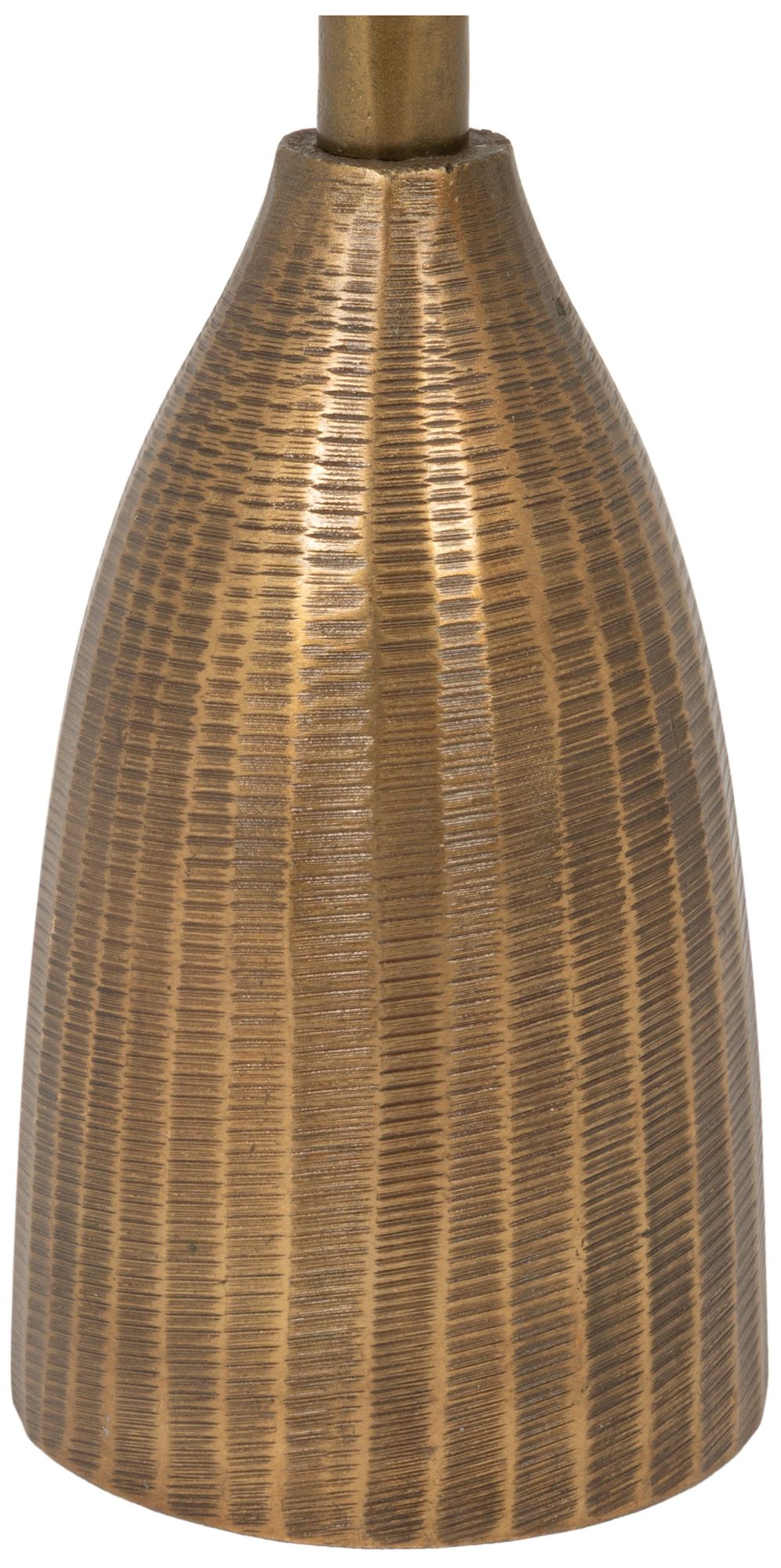 Image 4 Round Accent Table, Distressed Bronze Aluminum and Clear Glass more views