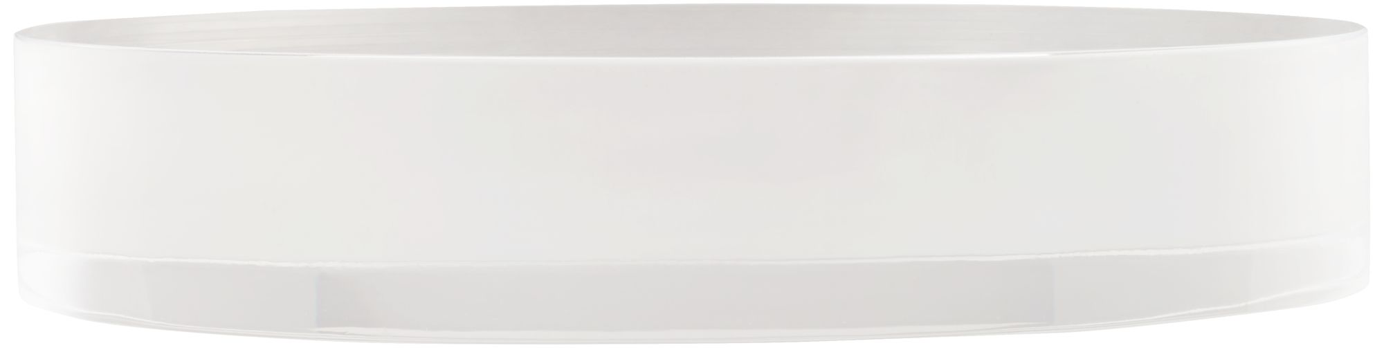 Image 3 Round Acrylic 8" Wide x 1 1/2" High Pedestal Lamp Riser more views