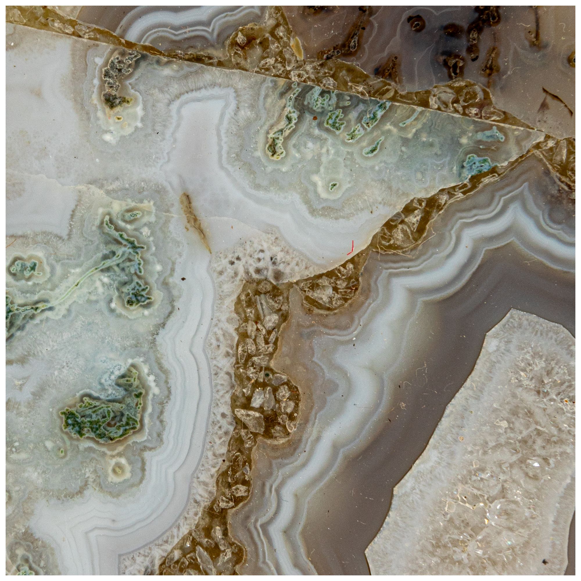 Image 4 Round Agate Coasters, Multicolor, Set of 4 more views