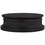 1_Round Black Finish 12 3/4" x 4 1/4" Pedestal Lamp Riser