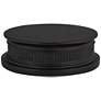 2_Round Black Finish 12 3/4" x 4 1/4" Pedestal Lamp Riser more views