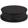 3_Round Black Finish 12 3/4" x 4 1/4" Pedestal Lamp Riser more views