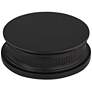 4_Round Black Finish 12 3/4" x 4 1/4" Pedestal Lamp Riser more views