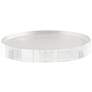 Round Clear Acrylic 7" Wide x 1" High Pedestal Lamp Riser Stand