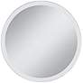 Round Frameless 42" Wide Beveled Mirror