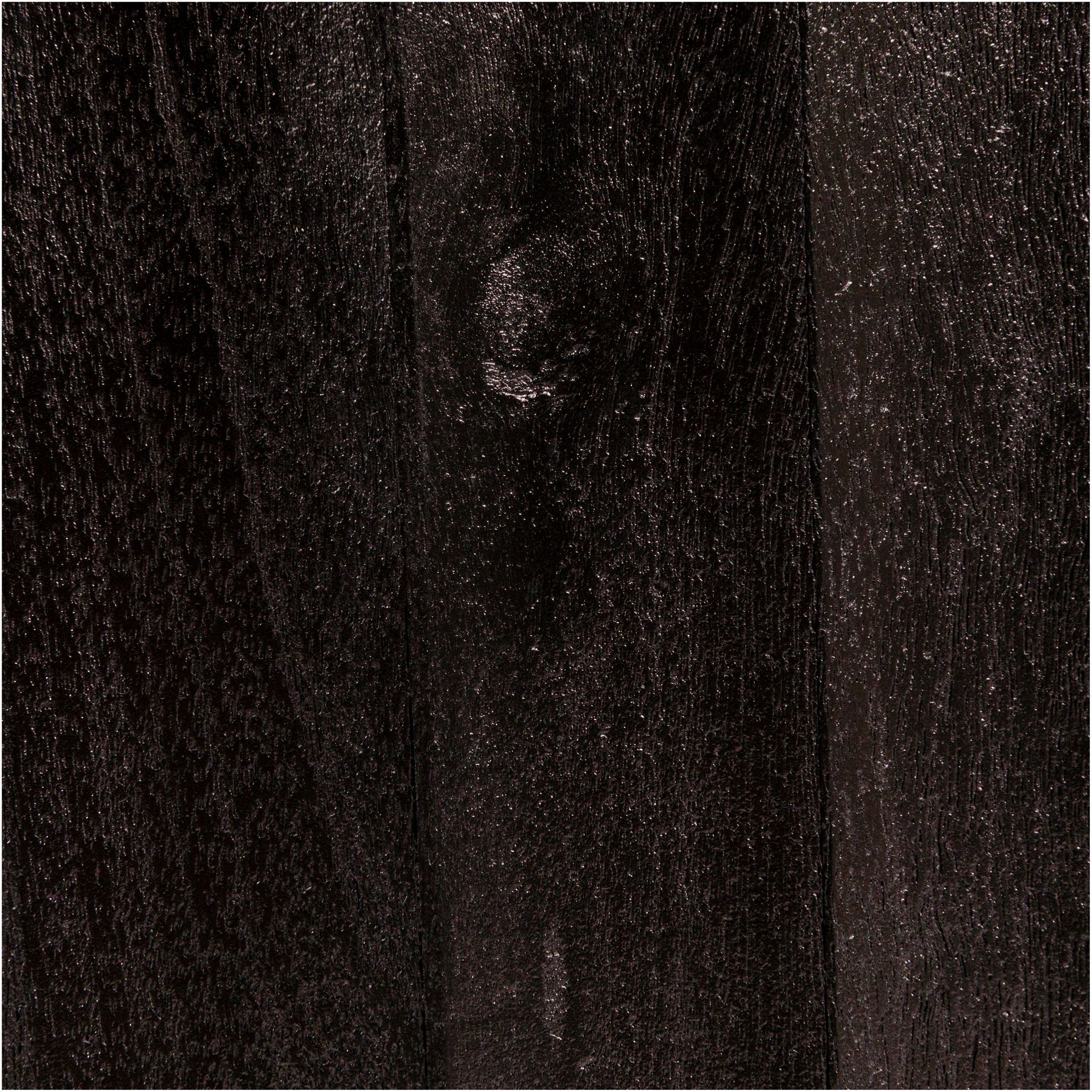 Image 5 Round Mango Wood Fluted Side Table with Marble Top more views