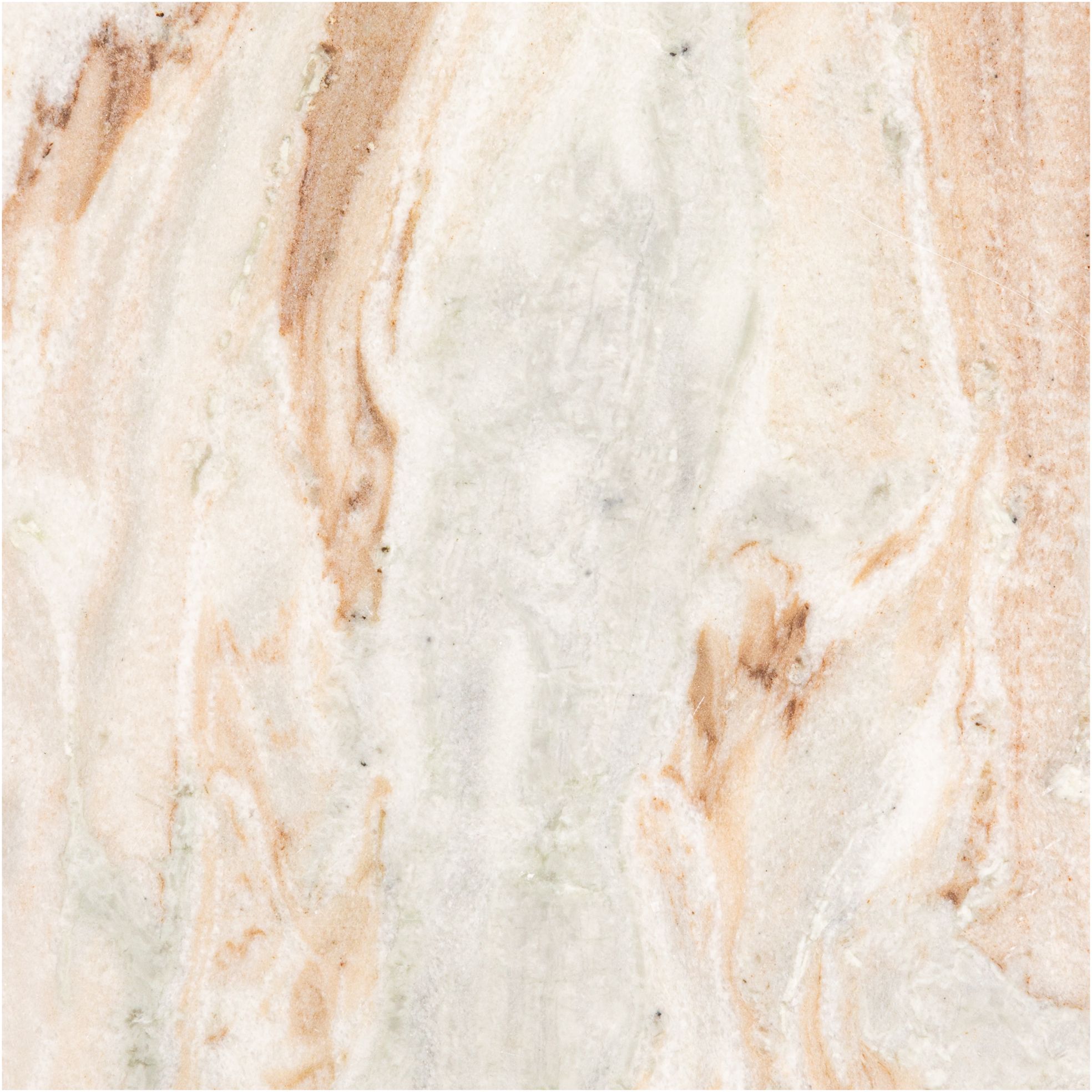 Image 6 Round Mango Wood Fluted Side Table with Marble Top more views