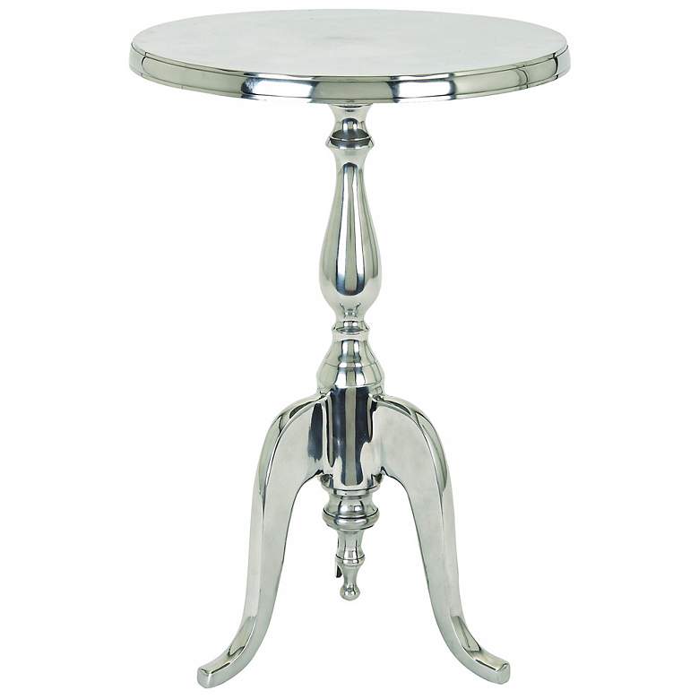 Image 1 Round Top 22 inch High Aluminum Round Accent Table
