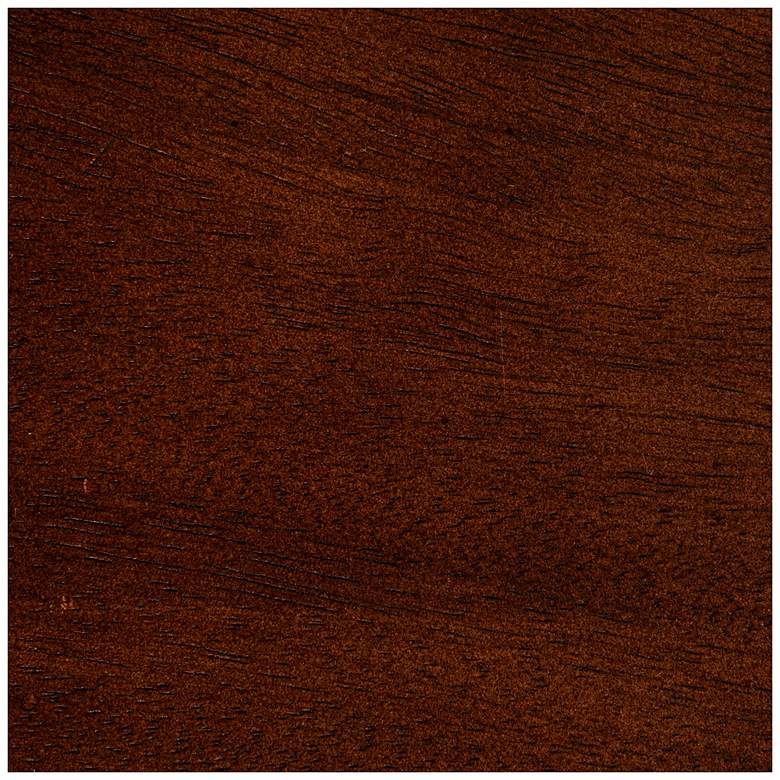 Image 4 Round Tri-Pod Slat Mango Wood Coffee Table more views