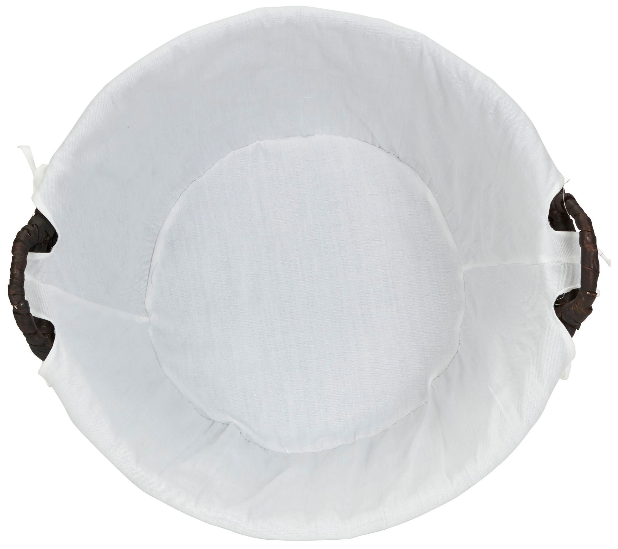 Image 6 Round Water Hyacinth Wicker Laundry Bask more views