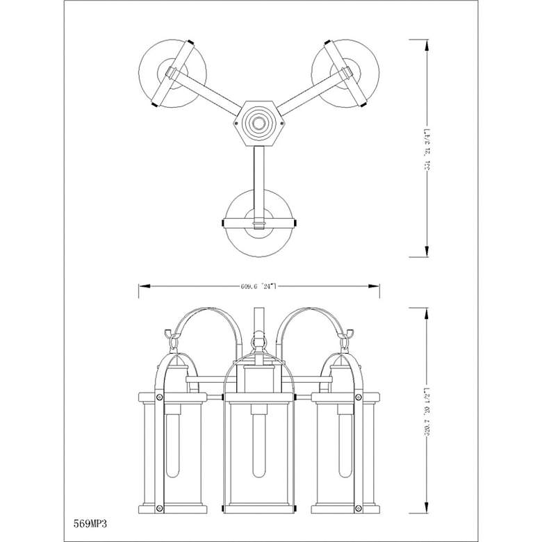 Image 6 Roundhouse 114 1/2" High Black Outdoor Post Light with Base more views
