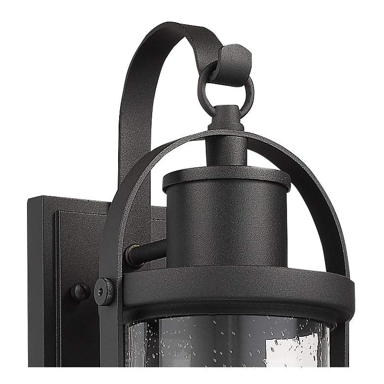 Image 4 Roundhouse 15 3/4" High Black Outdoor Wall Light more views
