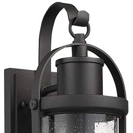 Image4 of Roundhouse 15 3/4" High Black Outdoor Wall Light more views