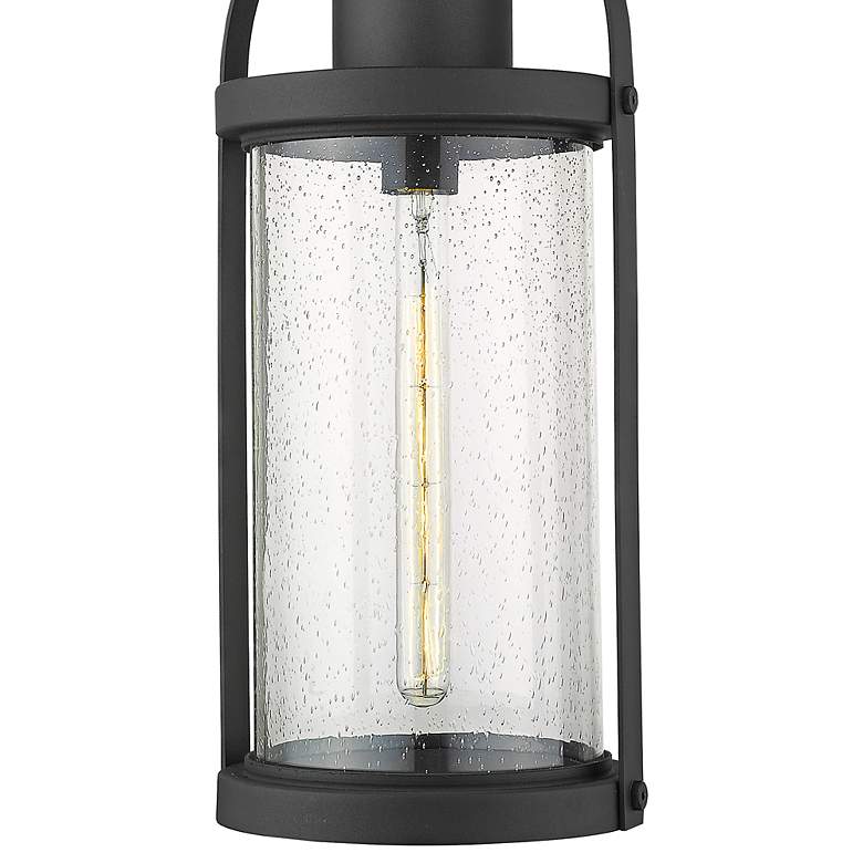 Image 2 Roundhouse 22 1/2" High Black Outdoor Hanging Light more views