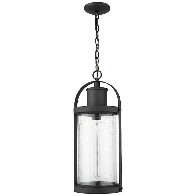 Image 6 Roundhouse 22 1/2" High Black Outdoor Hanging Light more views