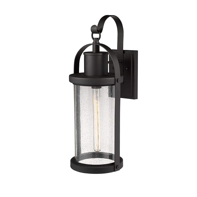 Image 5 Roundhouse 24 3/4" High Black Outdoor Wall Light more views