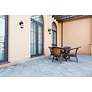 7_Roundhouse 24 3/4" High Black Outdoor Wall Light more views