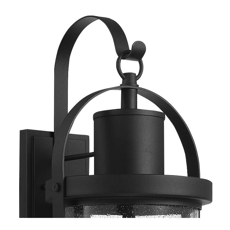 Image 5 Roundhouse 31 3/4 inch High Black Outdoor Wall Light more views