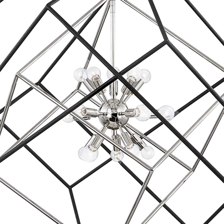 Image 2 Roundout 42" Wide Polished Nickel 15-Light Pendant Light more views