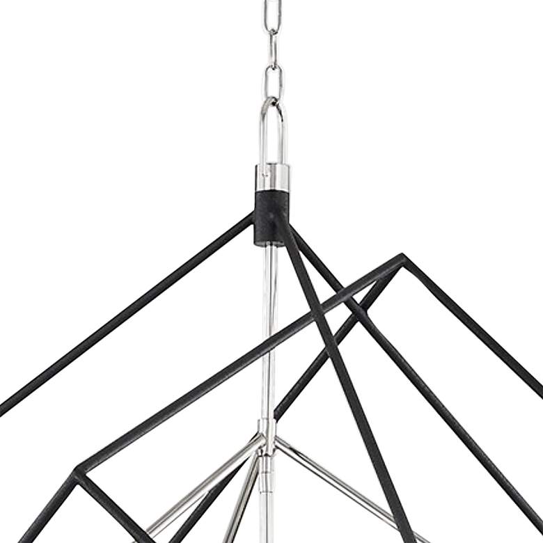 Image 3 Roundout 42" Wide Polished Nickel 15-Light Pendant Light more views