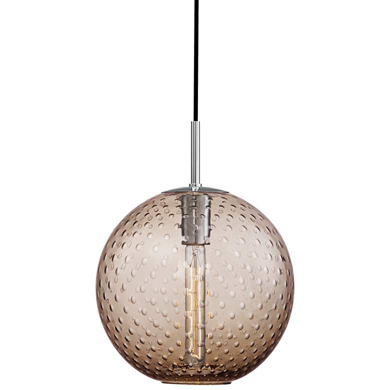 Image 1 Rousseau 11 1/4" Wide Polished Chrome Mini Pendant