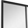 7_Rousseau Wrought-Iron Black 30" x 60" Wall Mirror more views
