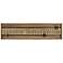 Routine Check 28 1/4" Wide Brown Wood and Metal Wall Decor