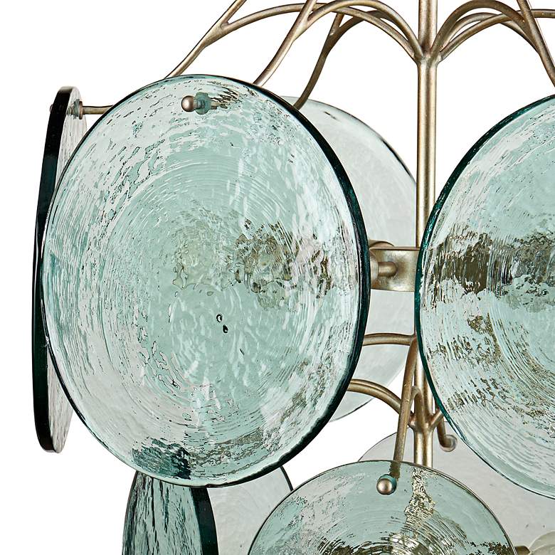 Image 3 Rovigo 20 1/2" Wide Silver Leaf 13-Light Chandelier more views