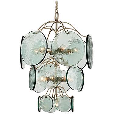 Rovigo 20 1/2" Wide Silver Leaf 13-Light Chandelier