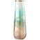 Rowan 22" High Iridescent Multi-Hued Glass Vase
