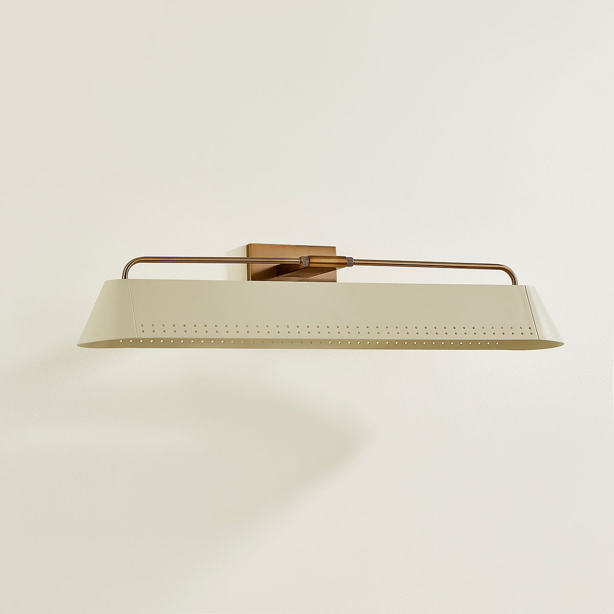 Rowan 25" Wide Patina Brass with Soft Sand Picture Light