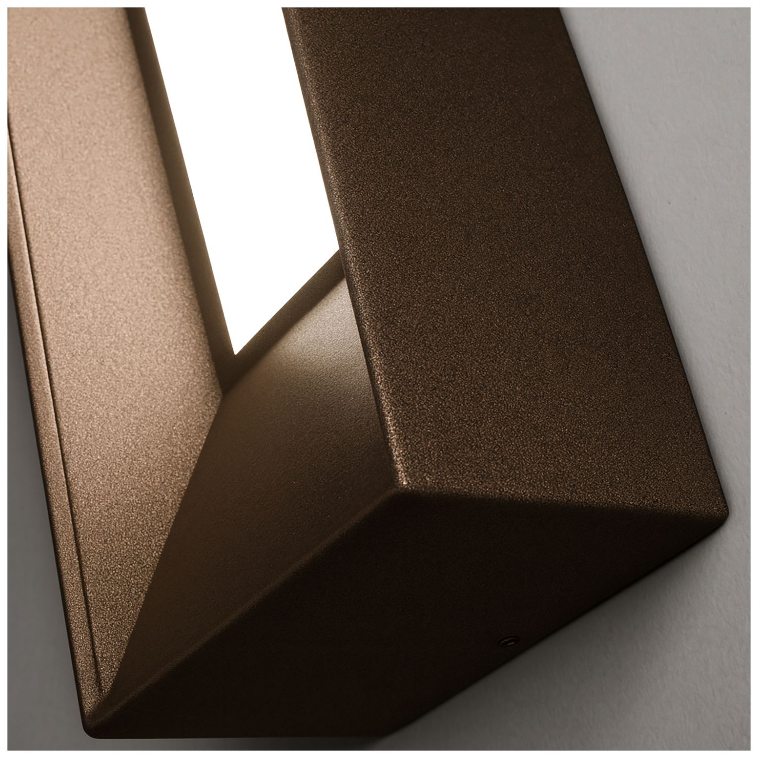 Image 3 Rowan 36" High Bronze LED Wall Sconce with White Acrylic Shade more views