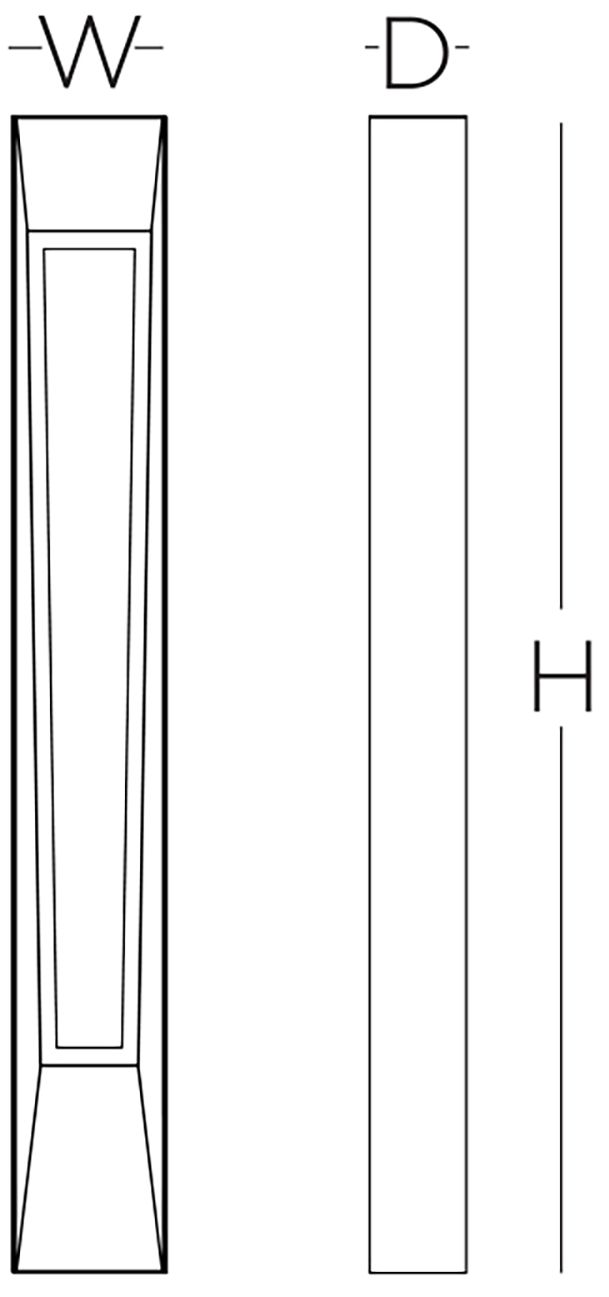 Image 4 Rowan 36" High Textured Grey LED Wall Sconce with White Acrylic Shade more views