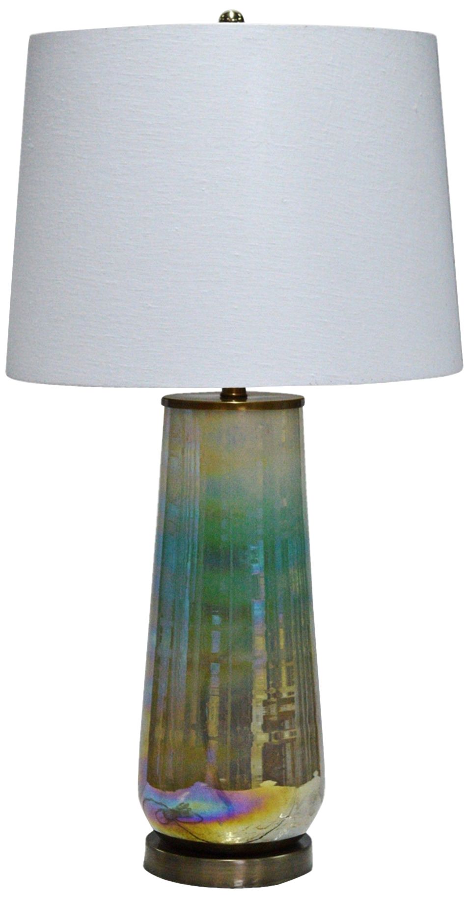Rowan Iridescent Multi-Color Glass Table Lamp