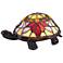 Rowan Turtle 3 1/2" Cordless Battery Operated LED Tiffany Accent Lamp