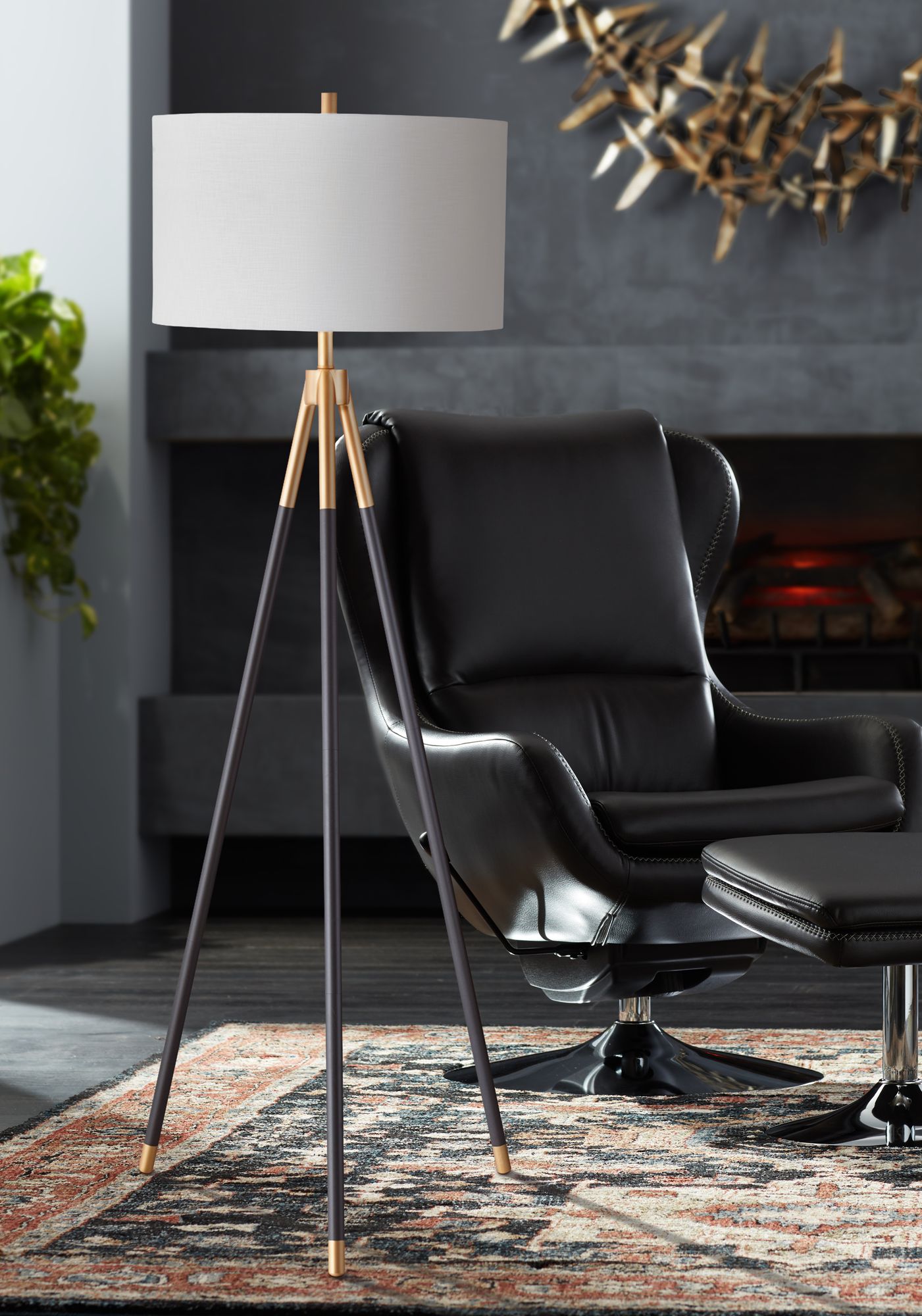 tripod modern floor lamp