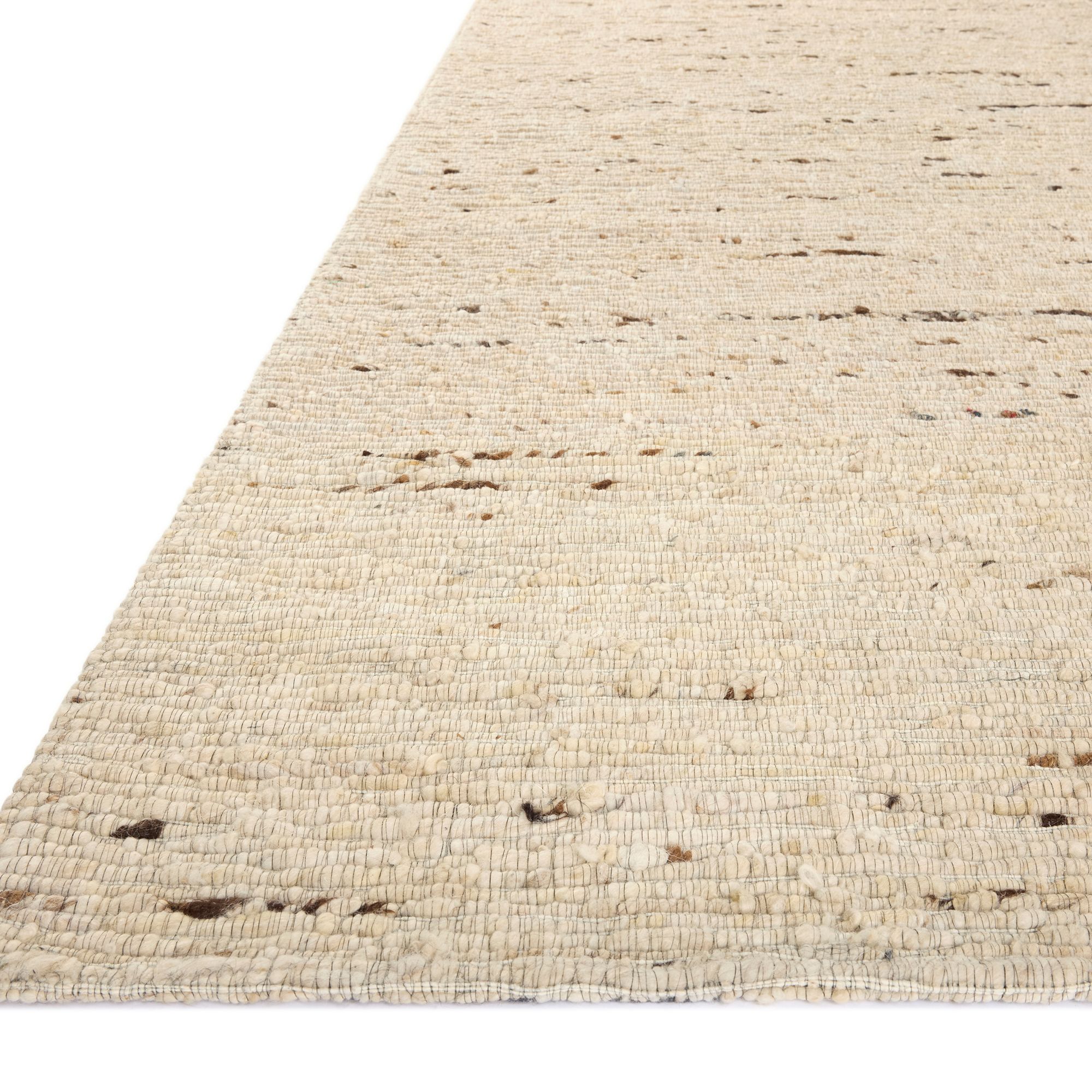 Image 2 Rowe Jacquard Woven Wool Rug Beige 8'x10' more views