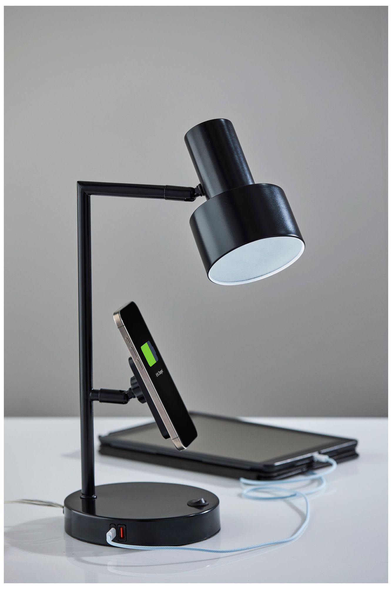 Image 7 Rowe Supercharger Desk Lamp- Black more views